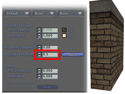 Repeats Per Meter Example
